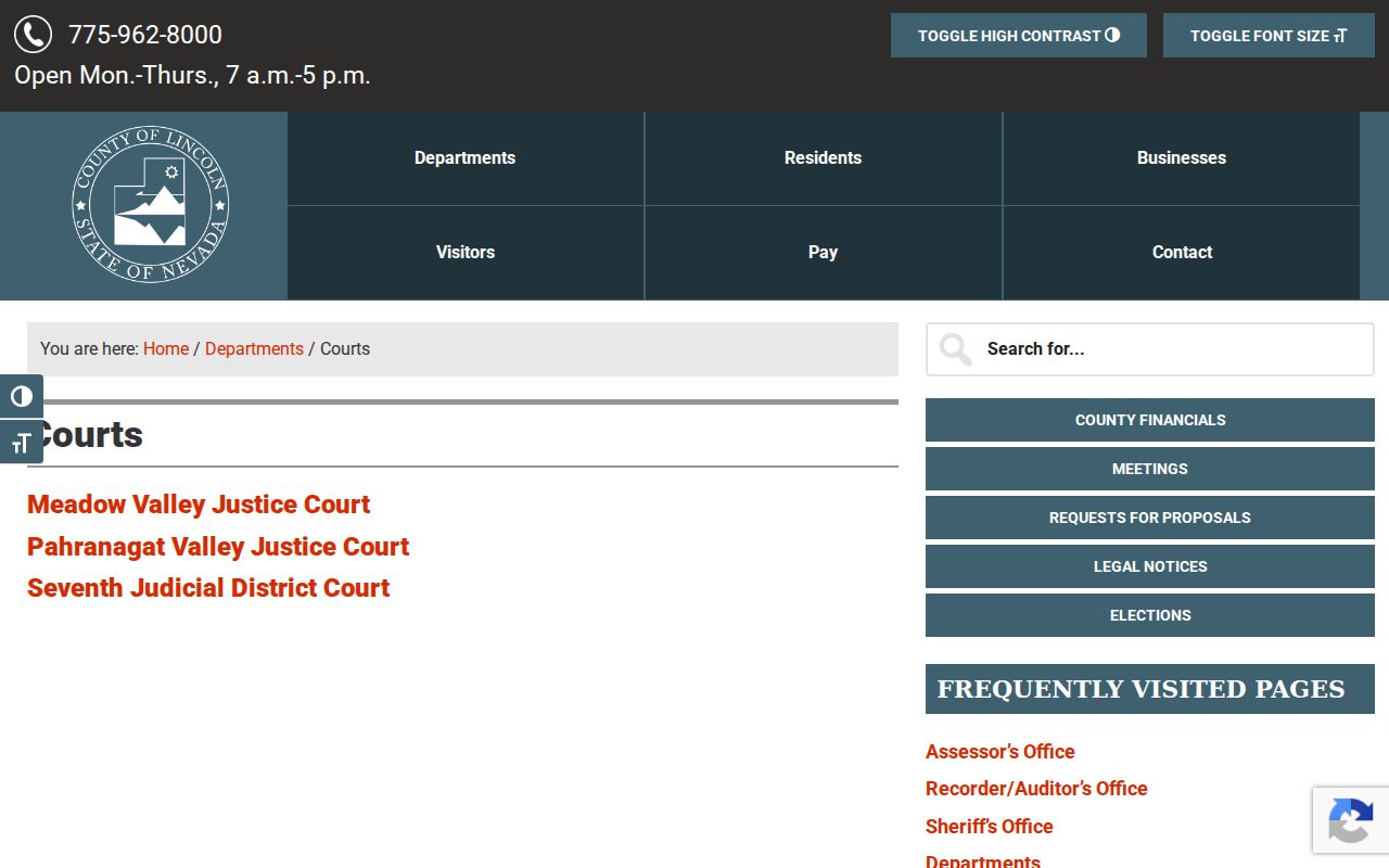 Lincoln County criminal court records gateway