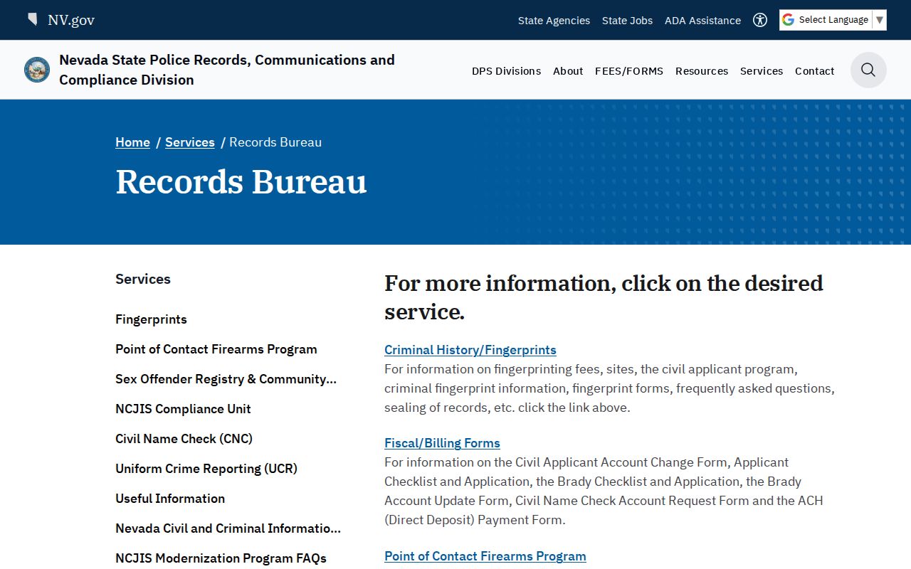Lincoln County sex offender records and RCCD Records Bureau overview